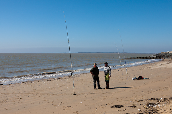 Surfcasting à la pointe de l'aiguillon de l'aiguillon